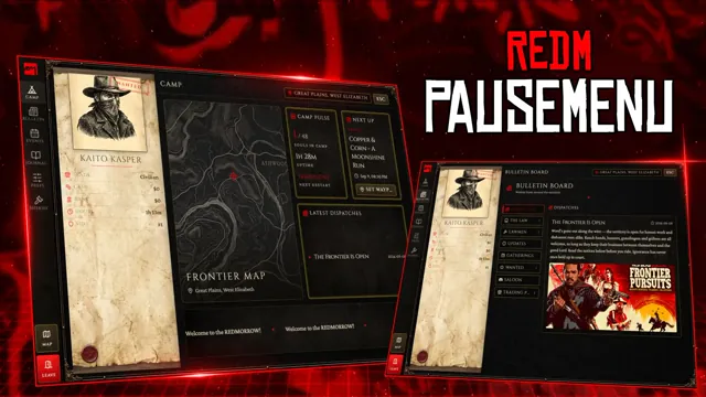 RedM Pause Menu